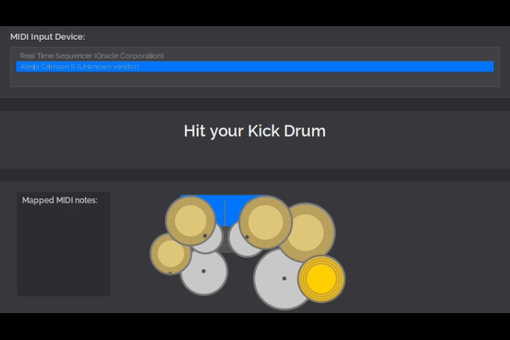 MIDI mapping
