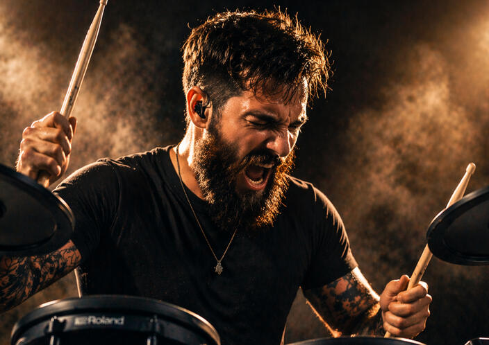 Drum hero!